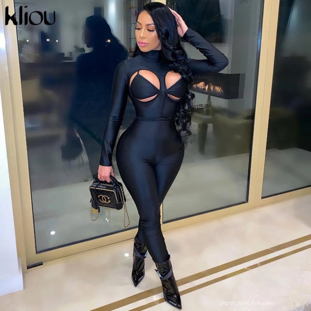 Patchwork Sexy Jumpsuit Women